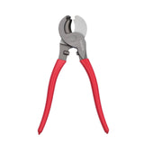 High Leverage Cable Cutter, 235 mm Compact, Forged Blades and PVC-Coated Handles, Heavy Duty Cable Cutting Pliers Tool for 4/0 AWG Aluminum, 2/0 AWG Soft Copper and 100-Pair 24AWG Comm Cable