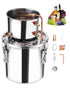 Moonshine Still 3 Gal Water Alcohol Distiller Brewing Kit Stainless Steel