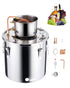 Moonshine Still 8 Gal Water Alcohol Distiller Brewing Kit Stainless Steel