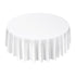 White Round Tablecloths 2 Pack, 120 Inches in Diameter, Stain- & Wrinkle- Resistant, Machine Washable Table Clothes, Polyester Fabric Table Covers for Wedding, Party, Banquet, Formal Events