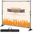 Telescopic Backdrop Banner Stand 8&