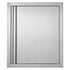 BBQ Access Door, 457x533 mm Single Outdoor Kitchen Door, Stainless Steel Flush Mount Door, Wall Vertical Door with Recessed Handle, for BBQ Island, Grilling Station, Outside Cabinet