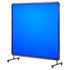 Welding Screen with Frame, 1.74 x 1.74 m Welding Curtain Screen, Flame-Resistant Vinyl Protection Screens with Lockable Swivel Wheels & 6-Level UV Protection for Workshop/Industrial Use, Blue