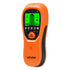 Stud Finder Wall Scanner, 5 in 1, Electronic Wall Stud Detector with Smart Sensor, High-Definition LCD Display and Audio Alarm, for the Center and Edge of Metal, AC Wire, Joists, Pipes, Orange
