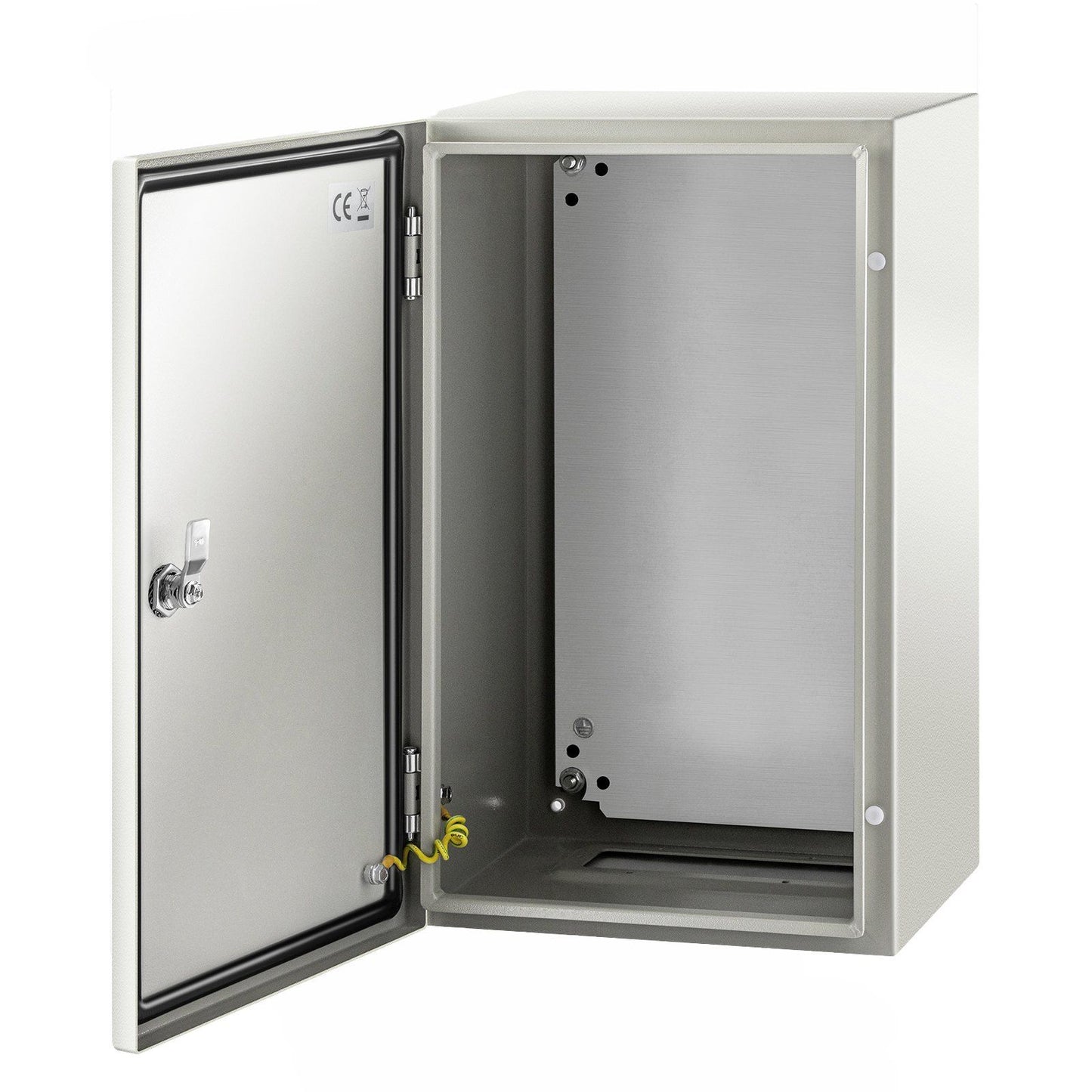 NEMA Steel Enclosure, 20 x 12 x 10\'\' NEMA 4X Steel Electrical Box, IP66 Waterproof & Dustproof, Outdoor/Indoor Electrical Junction Box, with Mounting Plate