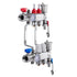 2-Branch Radiant Heat Manifold, 1/2" PEX Tubing Manifold, Stainless Steel PEX Manifold for Hydronic Radiant Floor Heating, Radiant Heat PEX Manifold Kit with 1/2" Adapters Included