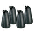 75.7 L Tree Watering Bags, 4 Pack 3-4 Hours Slow Release Gator Bags for Trees, Heavy Duty PE Tree Drip Irrigation Bag with Zipper, Durable & Reusable Deep Root Shrub Watering Bag