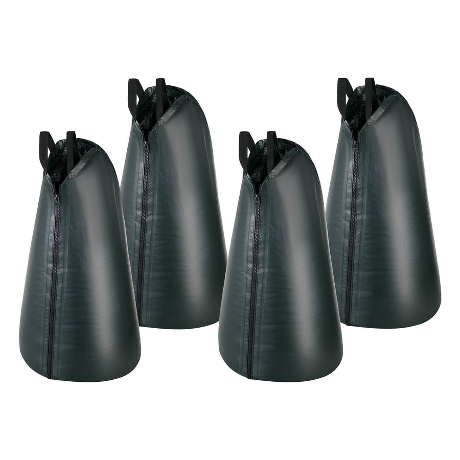 75.7 L Tree Watering Bags, 4 Pack 3-4 Hours Slow Release Gator Bags for Trees, Heavy Duty PE Tree Drip Irrigation Bag with Zipper, Durable & Reusable Deep Root Shrub Watering Bag