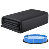 27ft Round Pool Liner Pad, Pool Liner Pad for Above Ground Swimming Pools, Extra-Thick Pool Mat, Prevents Punctures, Recycled Geotextile Material Underlayment Pad, Extend Liner Life