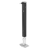 RV Lead Fifth Wheel Landing Gear Leg 179013, 825 mm 5th Wheel Landing Gear Universal Replacement Compatible with Lippert Venture, Atwood, Stromberg Carlson Systems, with Pin and Base, Black