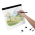 Light Board, B4 LED Light Pad Ultra-Thin Portable Light Box, USB Powered Light Table for Art Tracing, Light Box for Diamond Painting, Animation, Sketching, Drawing, Stenciling, Artists (Black)
