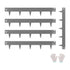 Steel Landscape Edging, 5 Packs 990 x 156 mm Rust-Resistant Metal Landscape Edging, Bendable Garden Edging Border, Heavy Duty Lawn Edging, Easy-to-Install, Flower Bed Yard Pathway Divider Dark Gray