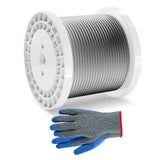 Carbon Steel Cable 6.35 mm 7 x 19 Steel Wire Rope 76.2 m Cable Railing
