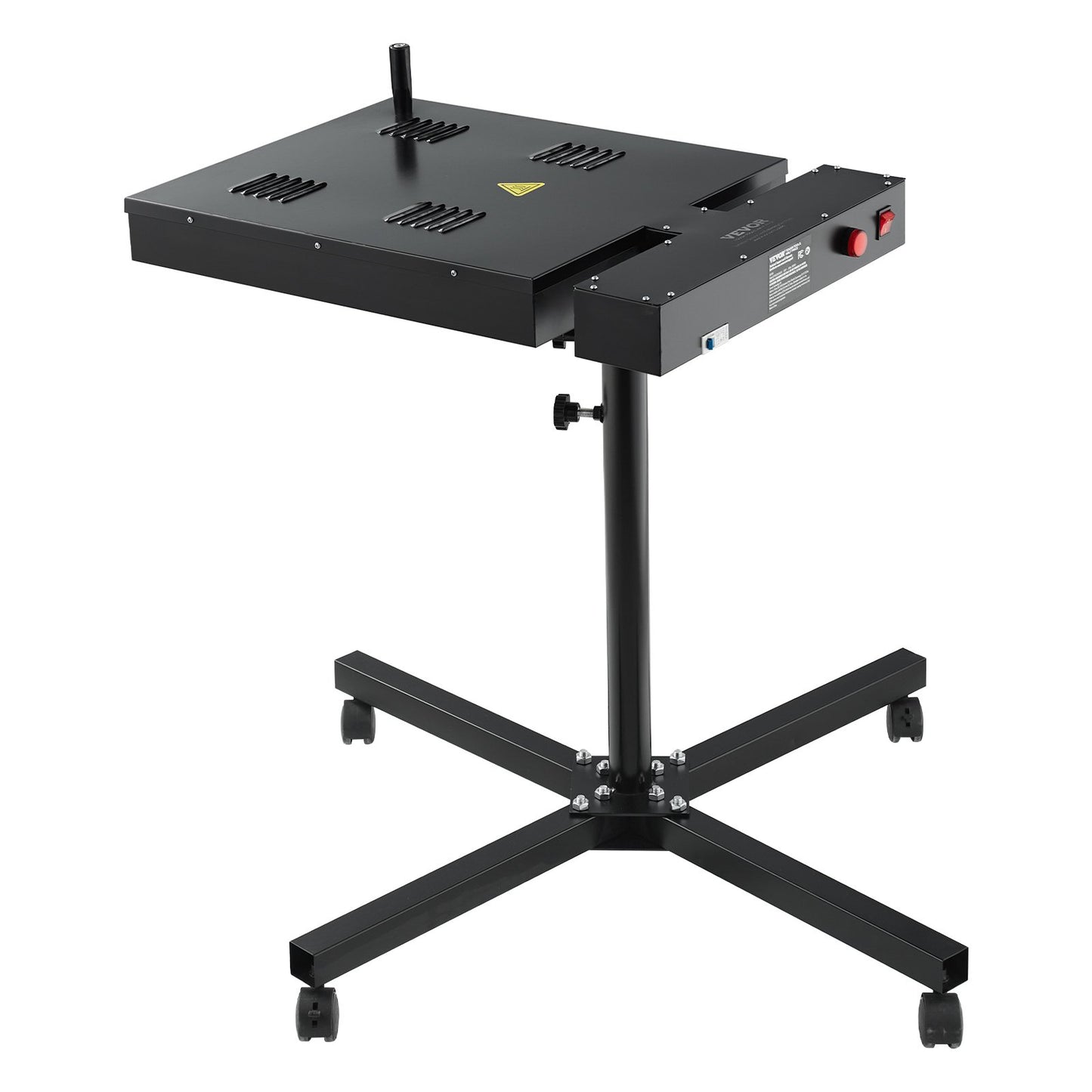 Flash Dryer, 18 x 25 inch Flash Dryer for Screen Printing, High Power Silk Screen Printing Dryer with Height Adjustable Stand, 360Â° Rotation, X-Shaped Base, Steel T-Shirt Curing Machine