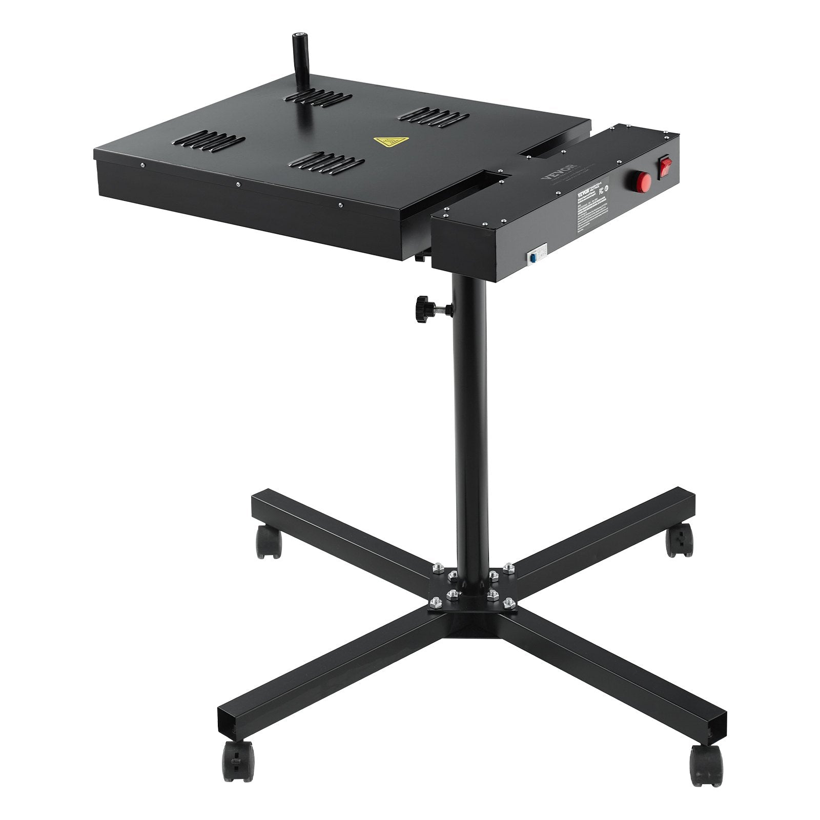 Flash Dryer, 18 x 25 inch Flash Dryer for Screen Printing, High Power Silk Screen Printing Dryer with Height Adjustable Stand, 360Â° Rotation, X-Shaped Base, Steel T-Shirt Curing Machine