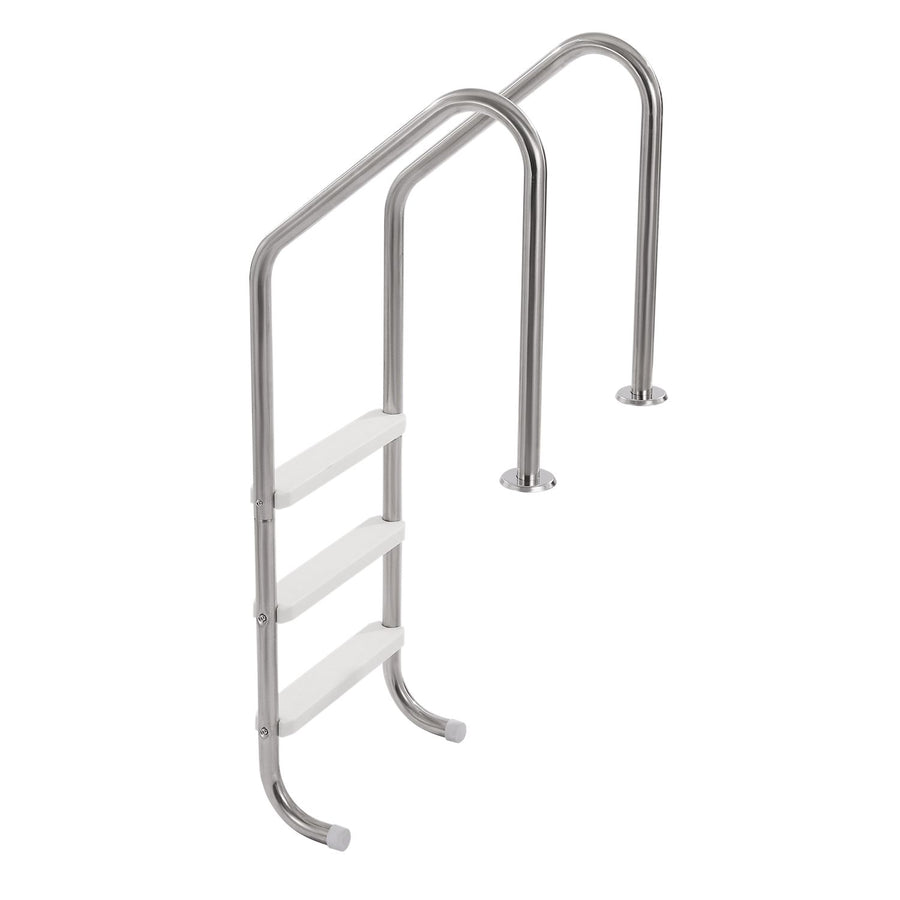 Stainless Steel Pool Ladder 3-Step & 2 Handrails for 1219.2-1371.6 mm Pool