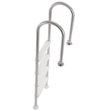 4-Step Stainless Steel Pool Ladder of 2 Handrail for 1371.6 mm Decked Pool