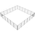 Pool Fence, 4 x 72 FT Pool Fences for Inground Pools, Removable Child Safety Pool Fencing, Easy DIY Installation Swimming Pool Fence, 340gms Teslin PVC Pool Fence Mesh Protects Kids and Pets