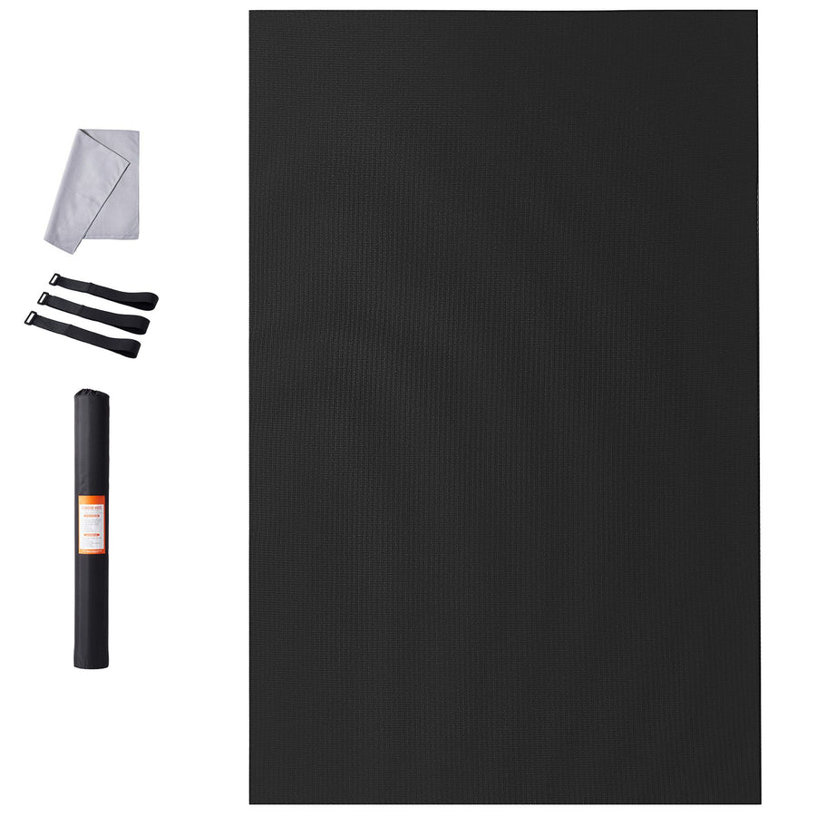 Exercise Mat, Non Slip High Density Premium Yoga Mat, Exercise Yoga Mat for Men & Women, Fitness & Exercise Mat with Bag & Carry Strap, for All Types of Home Yoga, Pilate & Floor Workout (8x5ft)