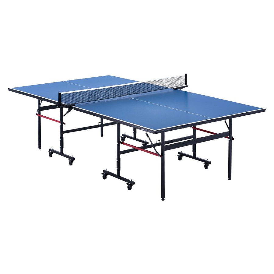 VEVOR Ping Pong Table Foldable Table Tennis Game Table Indoor with Clamp Net