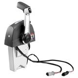 Boat Throttle Control, 5006186 Top-Mounted Outboard Remote Control Box for Evinrude Johnson, Marine Throttle Control Box with Power Trim Switch and Lanyard