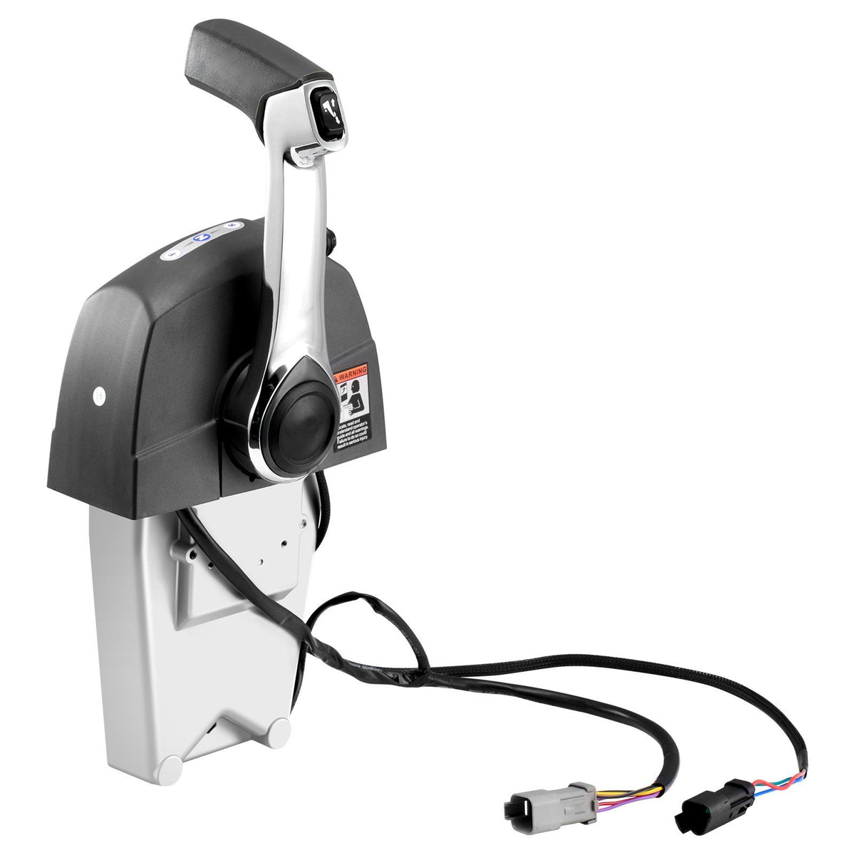 Boat Throttle Control, 5006186 Top-Mounted Outboard Remote Control Box for Evinrude Johnson, Marine Throttle Control Box with Power Trim Switch and Lanyard