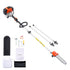 Gas Pole Saw, 33CC 2 Stroke Gas Powered Pole Saws with 20.3 cm Cutting Bar, Cordless Tree Trimmer with 850ml Fuel Tank, 2.08 to 3.58 m Extendable, Powerful Chainsaw for Tree Trimming Pruning