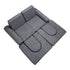 Modular Kids Play Couch 10Pcs DIY Creative Toddler Sectional Sofa Grey