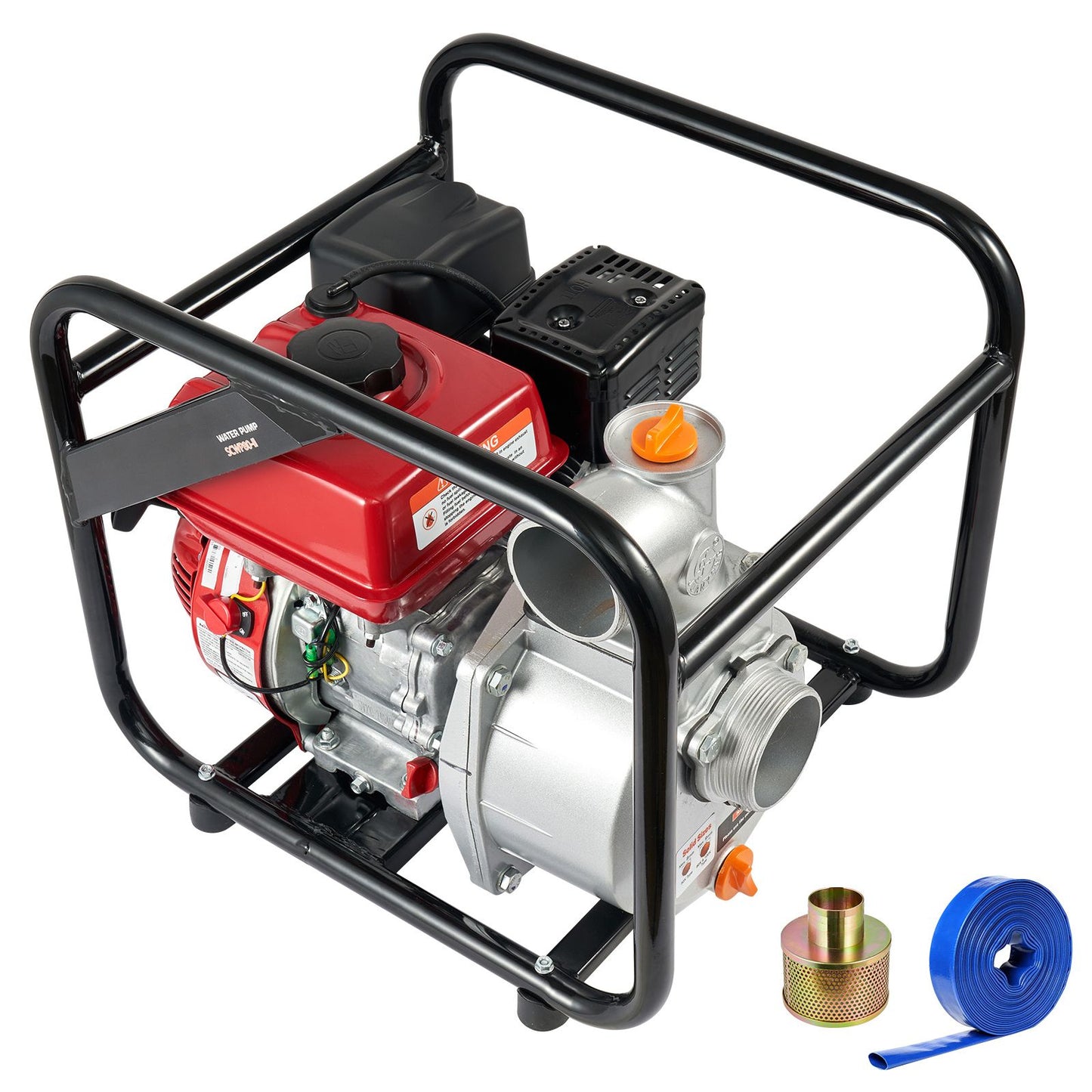 Gasoline Engine Water Pump Gas Powered Transfer Pump 80 mm 7HP 4-Stroke