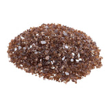 Fire Glass, 10 LBS / 4.5 KG High-Temperature Resistant Fireplace Rocks, 1/4-Inch / 6.35 mm Reflective & Smokeless Firepit Glass Rock, High Luster Stone Landscaping for Fire Pit Table, Copper