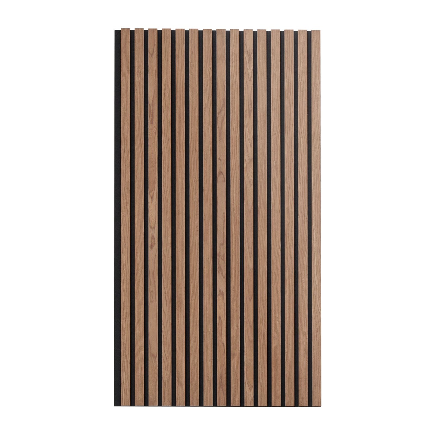 Wood Slat Acoustic Panels 23.6 x 47.2 inch for Modern Wall Decor Walnut