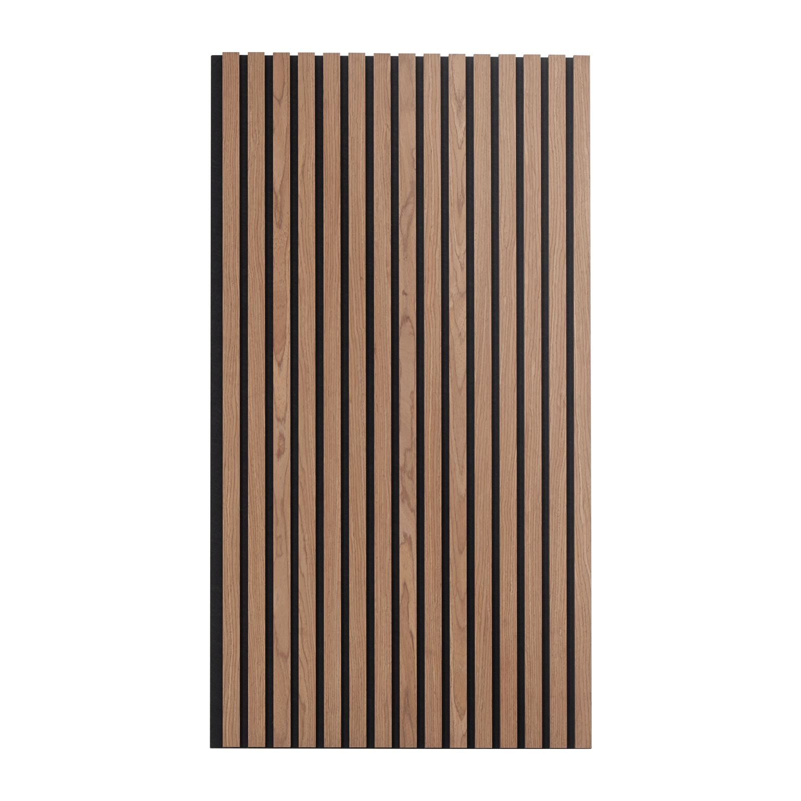 Wood Slat Acoustic Panels 23.6 x 47.2 inch for Modern Wall Decor Walnut