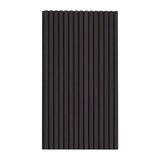 Wood Slat Acoustic Panels 23.6 x 47.2 inch for Modern Wall Decor Black Oak