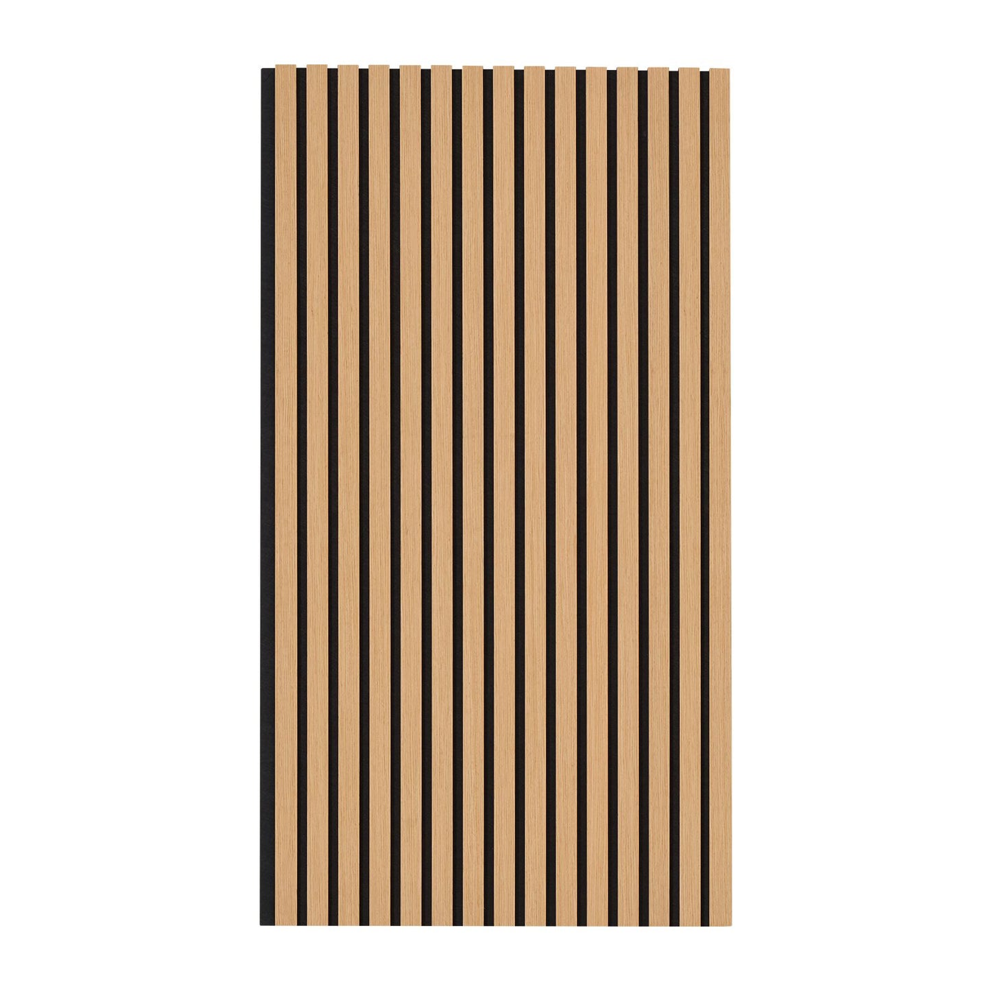 Wood Slat Acoustic Panels 23.6 x 47.2 inch for Modern Wall Decor Light Oak