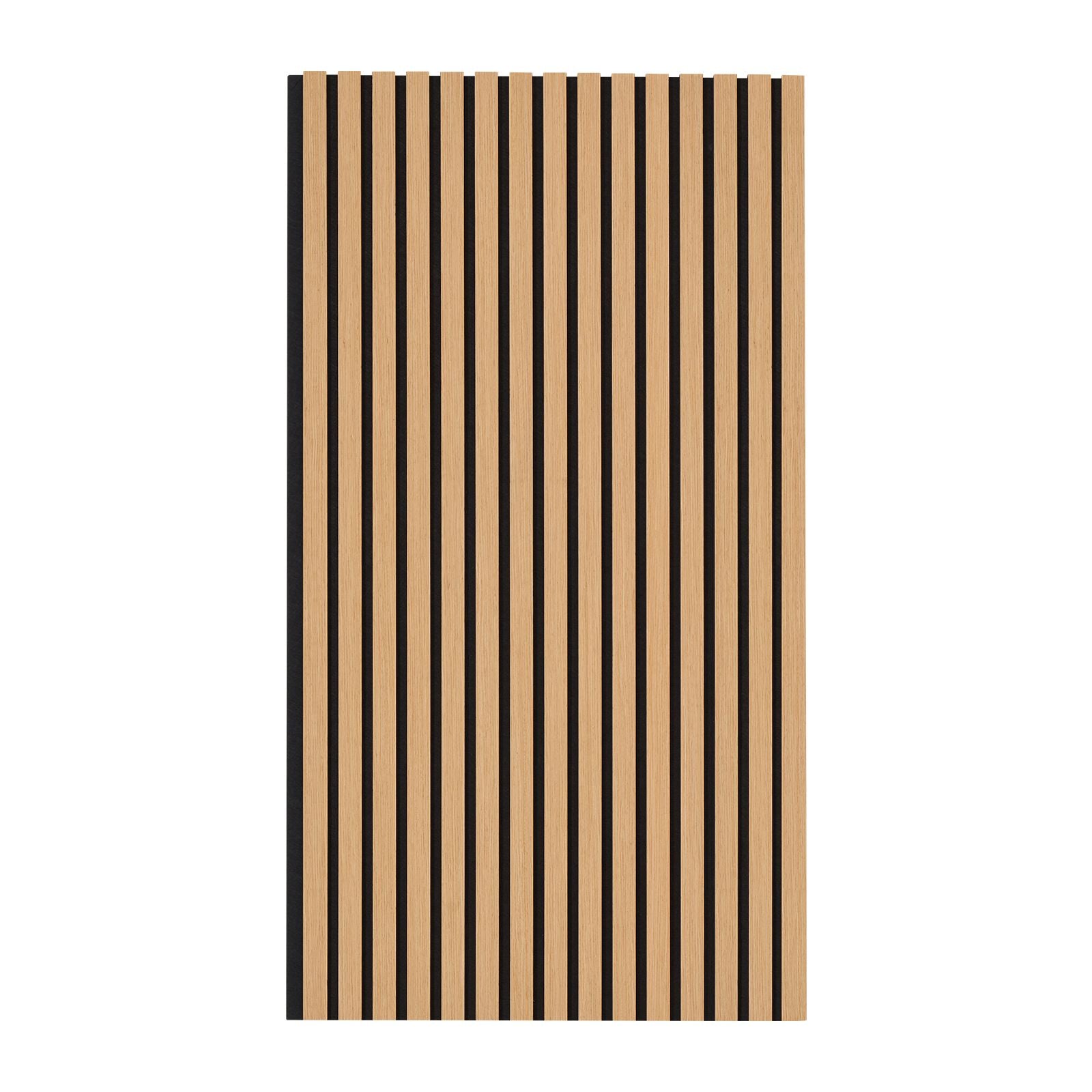Wood Slat Acoustic Panels 23.6 x 47.2 inch for Modern Wall Decor Light Oak
