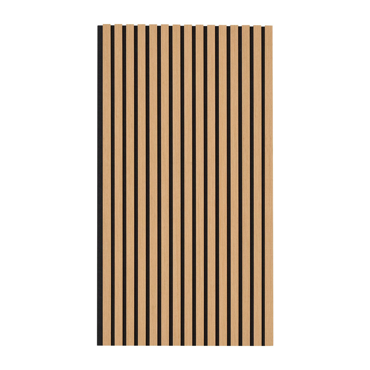 Wood Slat Acoustic Panels 23.6 x 47.2 inch for Modern Wall Decor Light Oak