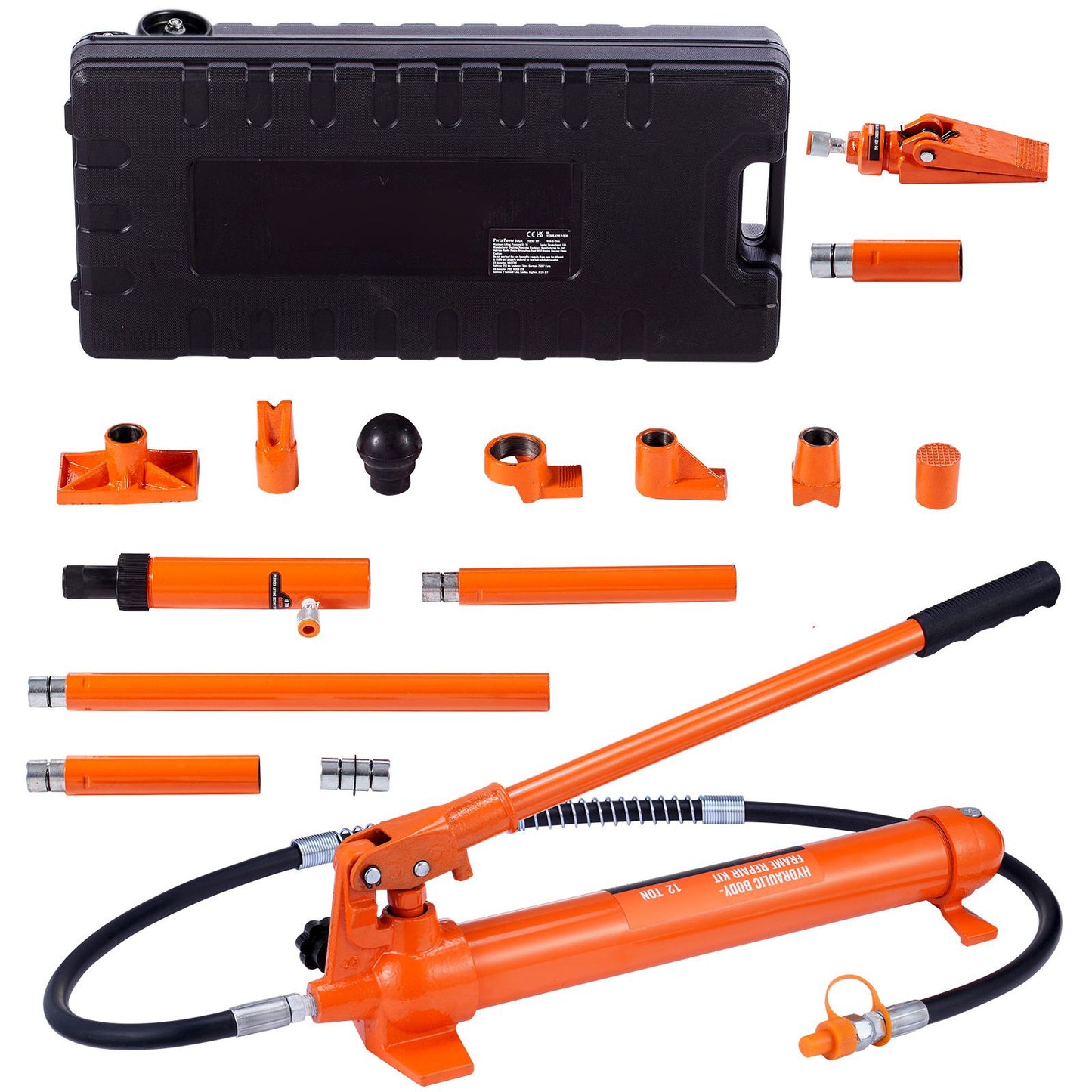12 Ton Hydraulic Jack Air Pump Lift Ram Body Frame Porta Power Repair Kits