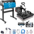 5 In1 12" X 15" (30 X 38cm) Heat Transfer Press + 28 Inch Vinyl Cutter Machine Kit Software