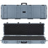 Hard Rifle Case, Lockable Rifle Case with Pre-cut Foams, 1320 mm Gun Storage with Wheels, Heavy Duty IP67 Waterproof & Dustproof Pistol Storage Cases for Rifles, Shotguns, Airsoft Guns, Grey