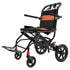 Wheelchair Aluminum Alloy Transport Chair Foldable 18-In W Seat 220lbs