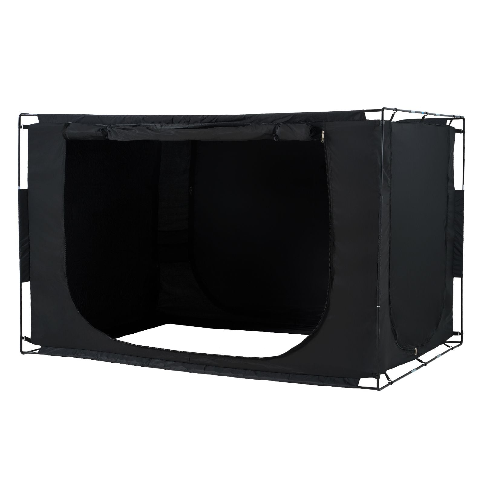 3 Doors Bed Tent Breathable Tent 70% Blackout with 9.5 mm Fiber Poles