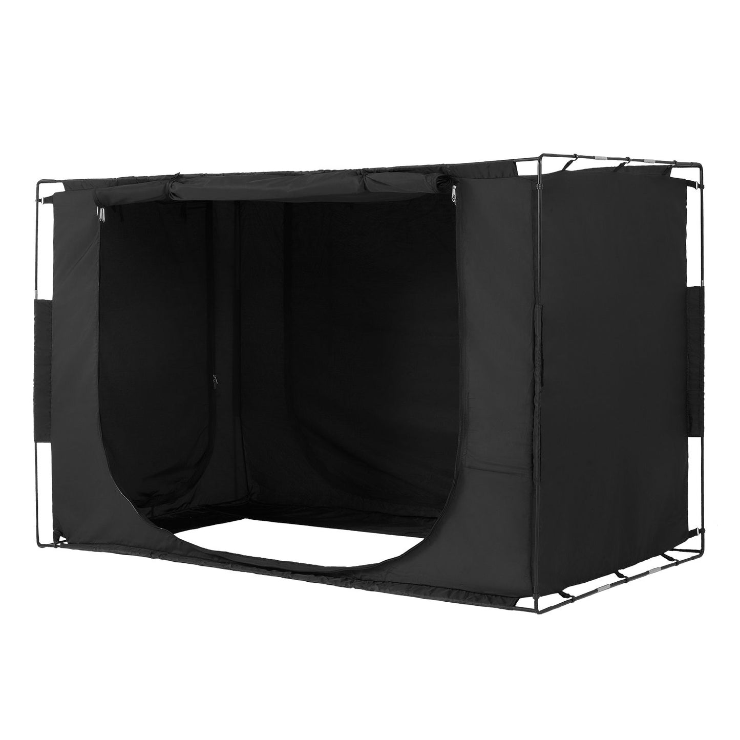 3 Doors Bed Tent Breathable Tent 70% Blackout with 9.5 mm Fiber Poles