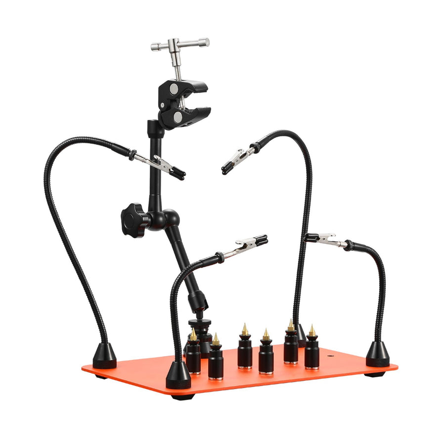 VEVOR Magnetic Helping Hands Soldering Station Hot Air Gun Holder 6 PCB Holders