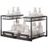 2-Tier Wire Pull Out Cabinet Under Sink Basket Organizer 10.7&
