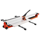 1200 mm Manual Tile Cutter, Upgraded Rail and Sliding Head, Precision Alignment Guide, Tungsten Carbide Cutting Wheel, Support Legs with Swivel Wheels, for DIY Pros, Ceramic, Floor & Wall Tiles
