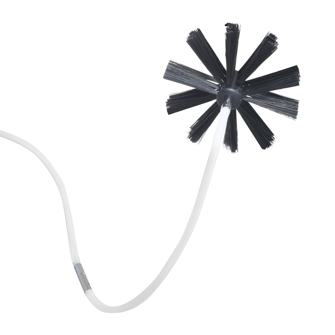 VEVOR 914.4CM Dryer Vent Cleaner Kit, 22 Pieces Duct Cleaning Brush, Reinforced Nylon Dryer Vent Brush with Complete Accessories, Dryer Cleaning Kit with Flexible Lint Trap Brush, Clamp Connectors