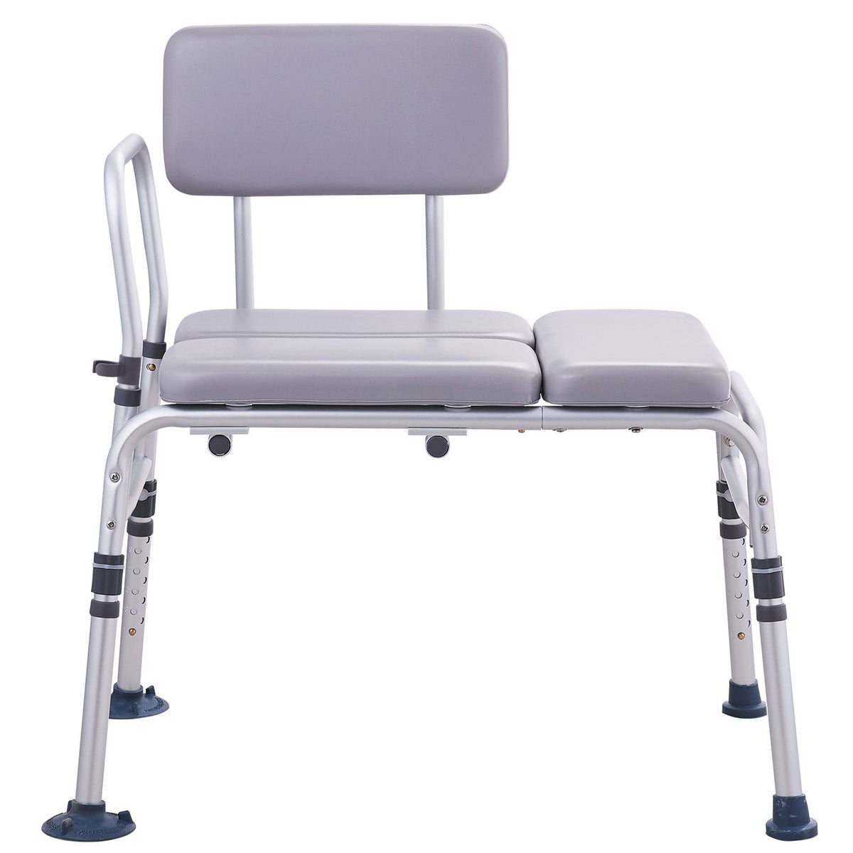 Tub Transfer Bench for Bathtub 500lbs, Shower Seats for Adults, Lightweight Shower Bench for Elderly and Disabled with Padded Seat, Non-Slip Bath Seats with Armrest and Reversible Backrest