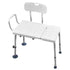 Tub Transfer Bench for Bathtub, 180 kg Capacity Heavy Duty Shower Chair with Arm, Backrest and Curtain Slot, Height Adjustable Shower Bench Bath Seat for Adults, Seniors, Elderly and Disabled
