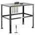 Welding Table 36" x 24", 800LBS Capacity Welding Workbench Table, Heavy-Duty Work Bench with 0.63" Fixture Holes and Non-slip Foot Pads for Welding Assembly Repair Works
