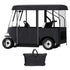 4 Passenger Golf Cart Cover Driving Enclosure Waterproof Roll-up Door